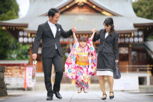 七五三のお祝いに胡蝶蘭