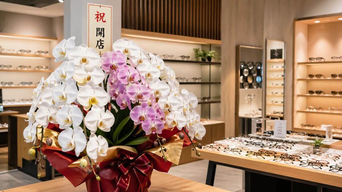 眼鏡店開店祝い