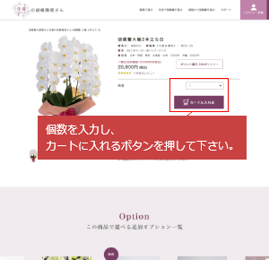 STEP1 カゴに入れる